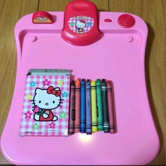 サンリオ キティちゃん ぬりえ台 ジャンク