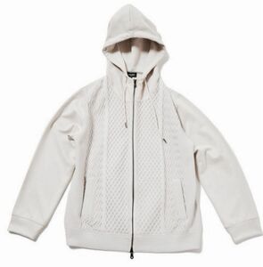 MEN'S BIGI，パーカー　オフホワイト　Lサイズ　未使用（自宅保管）