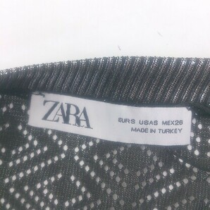 ◇ ◎ ●未使用● ZARA ザラ メタリック 長袖 Tシャツ カットソー サイズEUR S USA S MEX 26 シルバー レディース Pの画像3