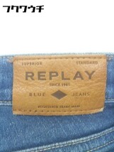 ◇ REPLAY リプレイ ウォッシュ加工 ジーンズ デニム パンツ サイズ25 インディゴ レディース_画像4