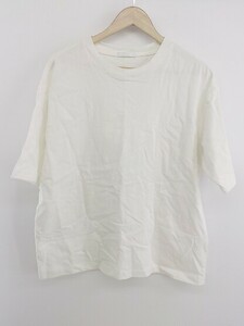 ◇ WYM LIDNM ウィム バイ リドム 半袖 Tシャツ カットソー サイズM オフホワイト メンズ P