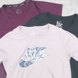 ◇ NIKE ナイキ まとめ売り3点セット M&Lサイズ 半袖 Tシャツ カットソー レディースの画像1