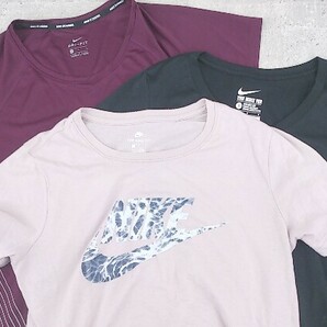 ◇ NIKE ナイキ まとめ売り3点セット M&Lサイズ 半袖 Tシャツ カットソー レディースの画像2