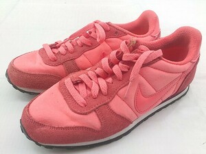 ◇ NIKE ナイキ GENICCO 644451-800 スニーカー シューズ サイズ 24cm ピンク系 レディース P