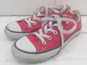 ◇ CONVERSE コンバース スニーカー シューズ サイズ 23cm レッド ホワイト レディース P