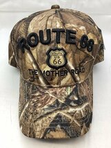 ルート66 ROUTE66 キャップ MOTHER ROAD EMBLEM 66-AC-CP-001CAMO カモ　帽子_画像2