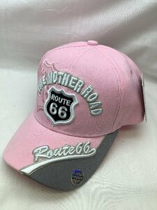 ルート66 ROUTE66 キャップ　MOTHER ROAD ピンク RT66 ルート66 CP-004PK