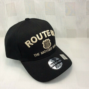 ルート66　ROUTE キャップ MOTHR ROAD EMBLEM　ブラック　