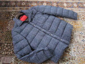 クローゼット整理！ISAIA NAPOLI 100%down MEN'S DOWN JACKET / ブルゾン 48R（48～50細身）チャームおまけ used 