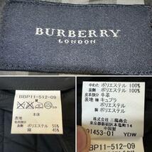 極美品/Lサイズ●バーバリー ロンドン キルティングジャケット コート BURBERRY LONDON 羊革レザーパイピング デザイン ノバチェック_画像10