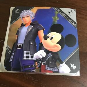 skeni Cafe limitation Kingdom Hearts 3 Coaster lik Mickey KINGDOM HEARTS Ⅲ SQUARE ENIX CAFEskeni Tokyo Akihabara KH king privilege 