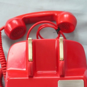  なつかしい かわいい ダイヤル 公衆電話 赤電話 昭和 古い レトロ 動作品 鍵あり きれいの画像6
