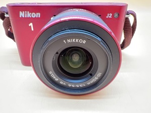 B257〔動作未確認〕Nikon 1 J2 ニコン　ミラーレス　一眼カメラ　10-30mm