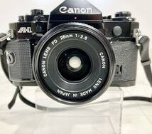 蘇さ(BbY915)　1円スタート！　Canon A-1 キャノン フィルムカメラ 28mm 1:2.8　中古品　60サイズ_画像4