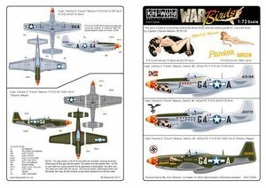 Kits-World(172049)1/72 North-American P-51D Mustang 'Passion Wagon'他用デカール