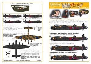 Kits-World(144005)1/144 Lancaster B.I/III/X用デカール