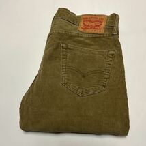 Levi’s リーバイス 511 コーデュロイパンツ ストレッチパンツ ベージュ04511-1760 W29 L32_画像1