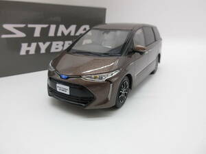 1/30 トヨタ 新型エスティマ ハイブリッド　ESTIMA 非売品 カラーサンプル ミニカー　ダークシェリーマイカメタリック