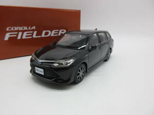 1/30 トヨタ 新型カローラフィールダー ハイブリッド 後期　非売品 カラーサンプル ミニカー　ブラックマイカ