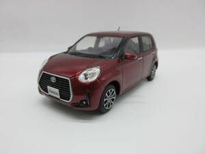 1/30 トヨタ 新型パッソモーダ Passo MODA 後期 2018 最新モデル 非売品 カラーサンプル ミニカー ファイアークォーツレッドメタリック