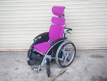 ☆【R0212-1】 フランスベッド 車椅子 PLAT-3HRC 車いす 手動_画像1