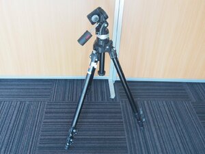 ☆【1K1227-34】 Manfrotto マンフロット 三脚 雲台 055B/FJ12 #141 現状品