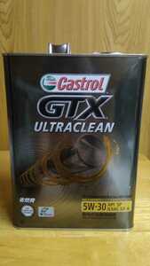 [evqvui8255様専用] カストロール エンジンオイル Castrol GTX ULTRACLEAN 部分合成油 API/SP ILSAC.GF-6 5W-30 4L缶 未使用新品
