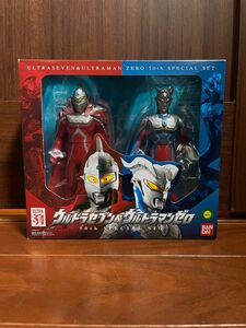 未使用　ウルトラセブン&ウルトラマンゼロ スペシャルセット 限定 ソフビ ウルトラヒーローシリーズ