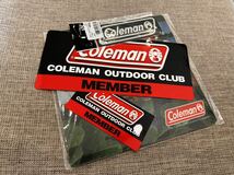 コールマンColeman ステッカー キャンプ アウトドア マウスパッド ノベルティ 訳あり_画像1