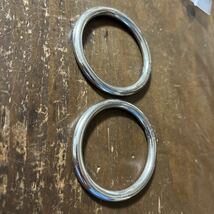 ライダースジャケット用　Metal Ring　メタルリング　シド・ヴィシャス　666 パンク　schott ルイスレザー　大_画像5