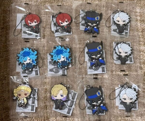 ディズニー ツイステッドワンダーランド カプセルラバーマスコット 12個セット