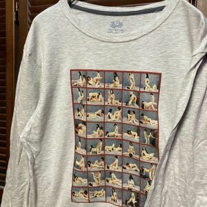 ACRW 1スタ グレー 長袖 Tシャツ セックス SEX 48手 モザイク - 90s 00s ビンテージ アメリカ 古着 ベール 卸 仕入れ