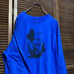 ACSO 1スタ 青 キャラ 長袖 Tシャツ ミッキー ミニー セディショナリーズ - 90s 00s ビンテージ アメリカ 古着 ベール 卸 仕入れ