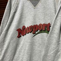 ADFR 1スタ グレー スモーク スウェット ニューポート タバコ Newport 90s 00s ビンテージ アメリカ 古着 ベール 卸 仕入れ_画像1