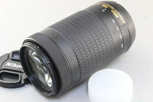 A (美品) Nikon ニコン DX AF-P NIKKOR 70-300mm F4.5-6.3G ED VR 初期不良返品無料 領収書発行可能