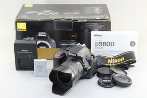 AB+ (良品) Nikon ニコン D5600 AF-P NIKKOR 18-55mm レンズキット 初期不良返品無料 領収書発行可能