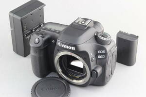 A (美品) Canon キヤノン EOS 80D ボディ 初期不良返品無料 領収書発行可能