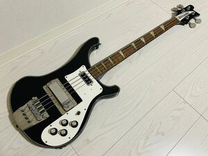 Greco グレコ RB-700 Rickenbacker リッケンバッカー 4001 4003 タイプ 黒 ブラック チェッカーバインド 1983年製 ビンテージ