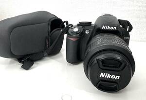 1円スタート!!Nikon ニコン D3100デジタル一眼レフカメラ レンズ AF-S NIKKOR 18-55ｍｍ 1:3.5-5.6G セット 動作〇 現状品◆2-15