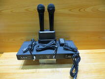 *S1812*ＢＭＢ 電波式ワイヤレスレシ－バ－・WT-8600／マイク・WM-860／充電器・MCH-01 JOYSOUND/ ４点セット ♪動作確認済み中古#*_画像6