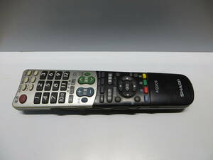 *S1955* SHARP シャープ GA654WJS AQUOS テレビ リモコン 動作確認済み品中古#*