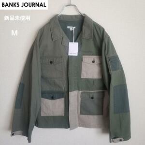 新品未使用　半額以下 BANKS JOURNAL バンクスジャーナル ワークシャツジャケット Mサイズ