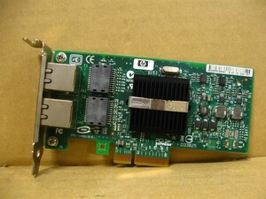 ▽HP NC360T Dual Port Gigabit SEAVER ADAPTER ネットワークカード PCI-EX 中古 ロープロ HSTNS-BN16