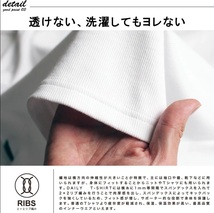 AVIREX 半袖 VネックTシャツ L ホワイト / アヴィレックス WHITE 白 アビレックス 新品　デイリー_画像9