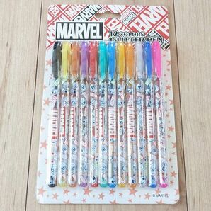 ★値下げ★　MARVEL　マーベル　ゲルペン　ペン　カラーペン　12本セット