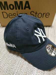 新品 未使用 NEW ERA MOMA 別注 ヤンキース スナップバック キャップ 紺 ネイビー ニューエラ フリーサイズ ニューヨーク 近代美術館 モマ