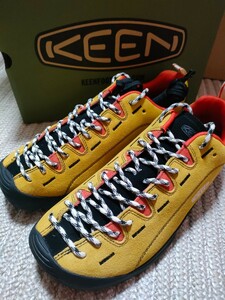 新品 定価15180 KEEN JASPER ジャスパー 28cm US10 キーン スニーカー メンズ イエロー オレンジ 正規品 アウトドア