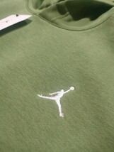 新品 定価17490 NIKE JORDAN スウェット セットアップ グリーン L ナイキ 上下 ナイキ ジョーダン メンズ パーカー パンツ_画像5