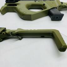 【G-150】 ジャンク ガスガン 東京マルイ グロック 18C + グロックカービン SRU WEグロック対応PDW P3カービンキット OD GLOCK カスタム品_画像9