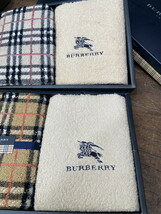 S-80◆1円～◆BURBERRY ギフトタオル まとめて フェイスタオル バーバリー ロンドン_画像4